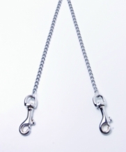 Ketting 2 honden chr 50cmx2,5mm 