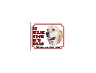 Waakbord Golden Retriever